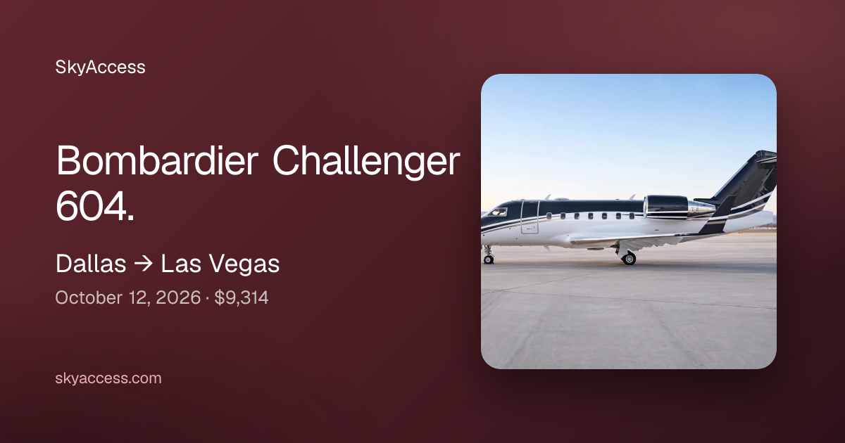 Flight from Dallas to Las Vegas on October 12, 2026 | SkyAccess